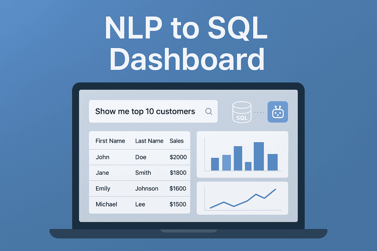 NLP to SQL Dashboard